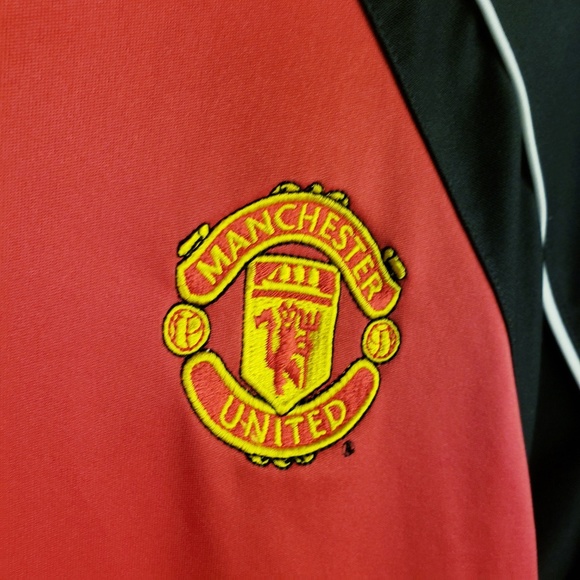 Manchester United Nike Black and Red Jersey Sz S - Picture 4 of 5